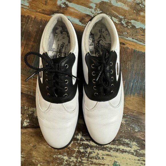 FootJoy‎ Women’s Golf Shoes White Black Size 6.5 - Picture 1 of 11